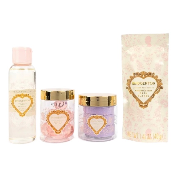 Bridgerton Soothing Bath Set Queens Edition - Flakes Oil Beads Steamers SEALED - Picture 6 of 6